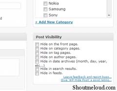 Hiding Pages in WordPress
